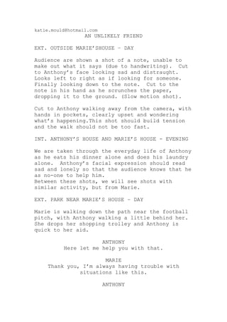 Sample Script | DOCX