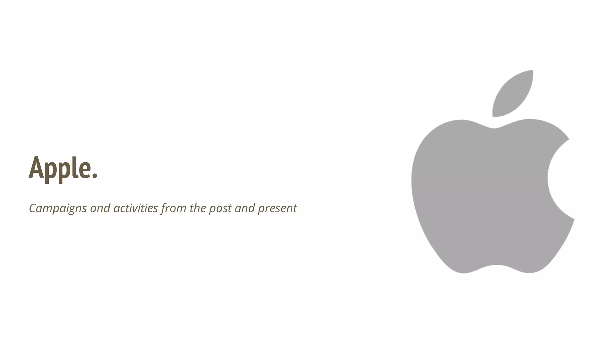 Apple Marketing Presentation | PDF