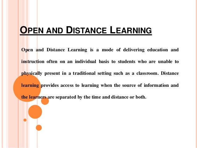 Difference Between Open University and Distance Education