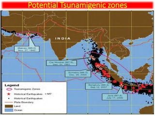 Potential Tsunamigenic zones
 