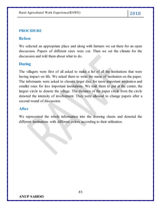 Rawe report 2018 - 19 Institute Of Agricultural Sciences, SOA ...