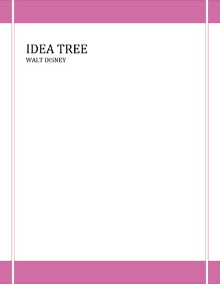 IDEA TREE
WALT DISNEY

 
