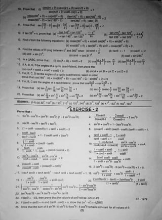 Trigonometry identities for higher mathematics | PPT