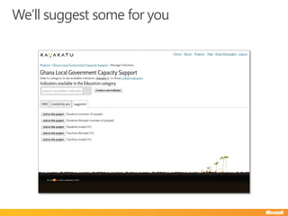 We’ll suggest some for you
 