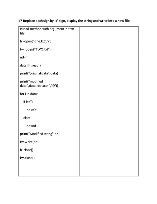 COMPUTER SCIENCE CLASS 12 PRACTICAL FILE | DOCX