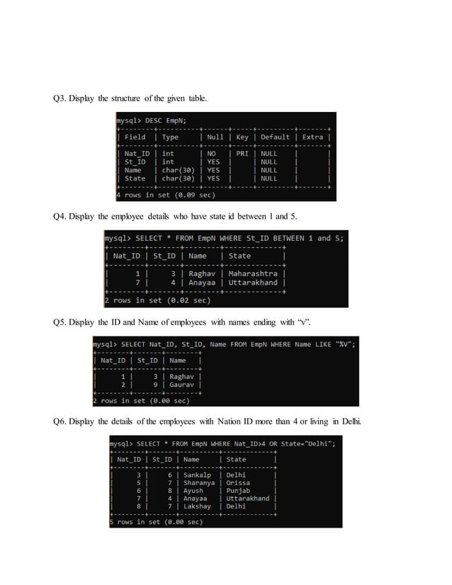 COMPUTER SCIENCE CLASS 12 PRACTICAL FILE