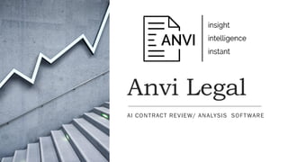 Anvi Legal
AI CONTRACT REVIEW/ ANALYSIS SOFTWARE
 