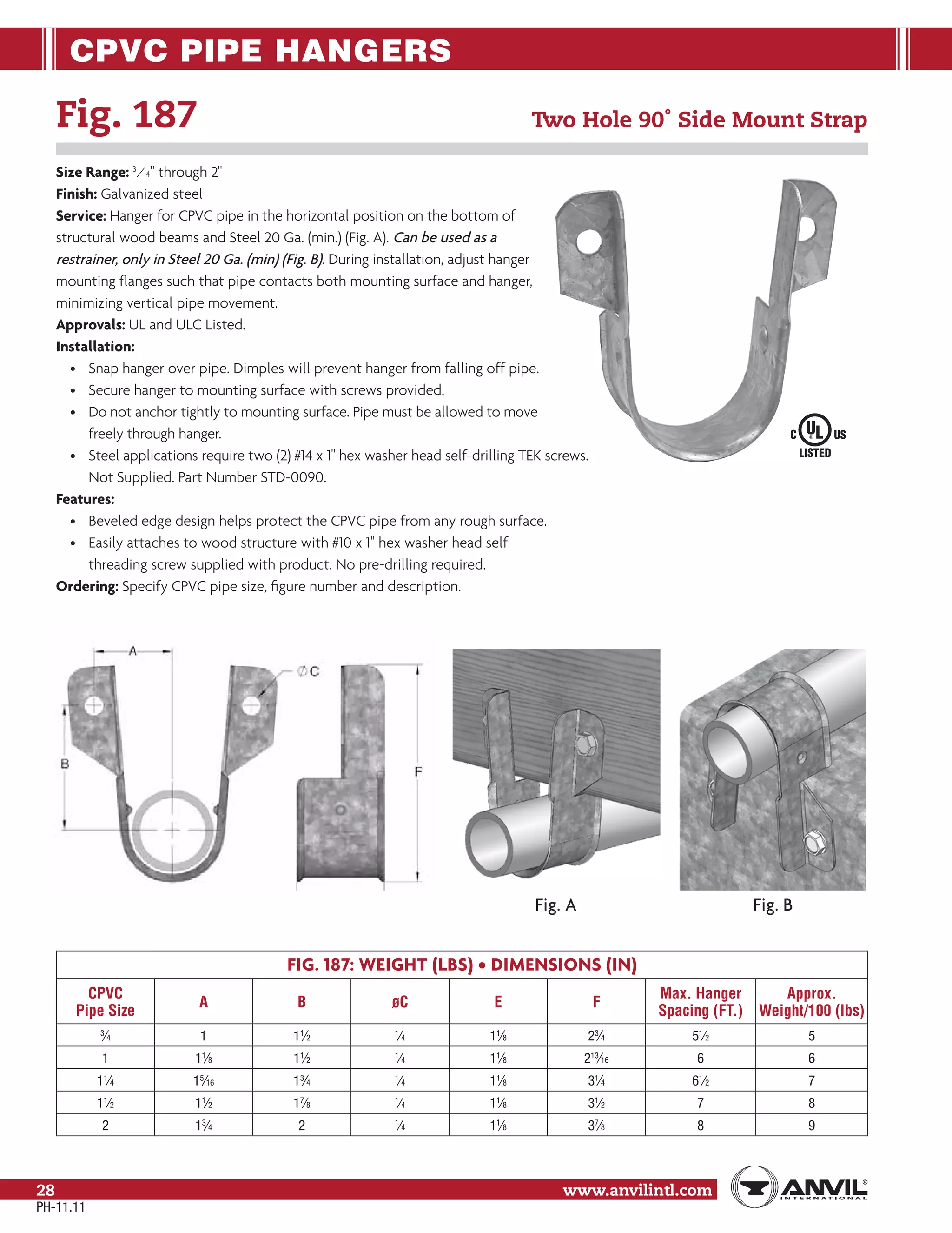 Anvil pipe hanger catalog | PDF