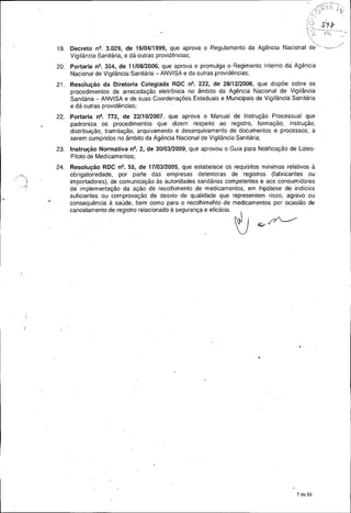 Anvisa - Auditoria especial 04/2012