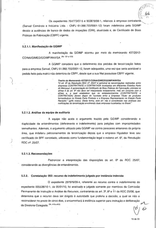 Anvisa - Auditoria especial 04/2012