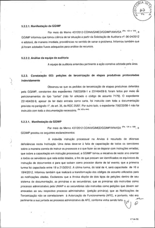 Anvisa - Auditoria especial 04/2012