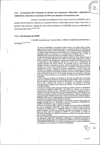 Anvisa - Auditoria especial 04/2012