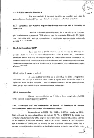 Anvisa - Auditoria especial 04/2012