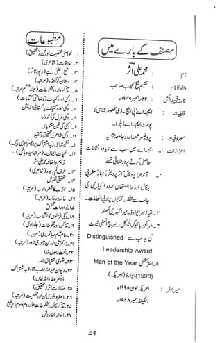Anwar e Khat e Roshan (By Muhammad Ali Asar) | PDF
