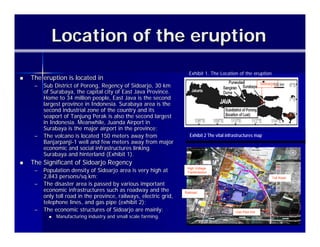 Location of the eruption
                                                                  Exhibit 1. The Location of the ...