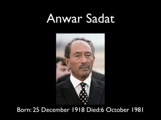 Anwar sadat | KEY