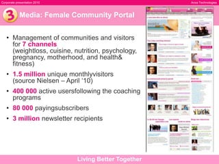  A team of high-level engineers and developers (15 people) ‏Developed to handle multiple languages and formats, with complete compatibility with 2.0 platformsTechnology: Unit functionsIntegrated management of content production, publication, and newsletter mailings.  