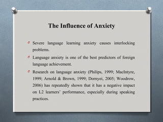 The Effect of Language Anxiety on Students' Oral Test Performance and ...