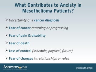 Anxiety and Mesothelioma PPT