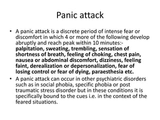 Anxiety disorders | PPTX