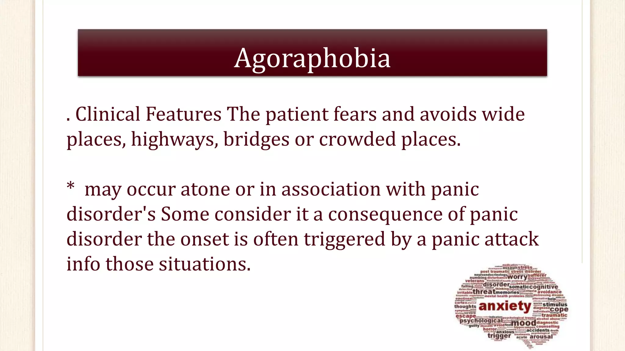 Anxiety disorders -defen | phobias | panic attack |causes | management ...