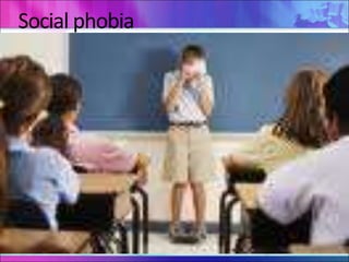 Social phobia
 