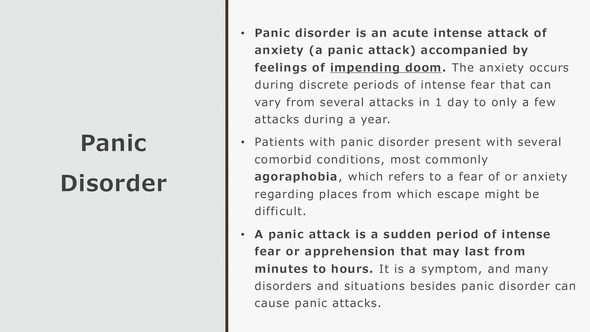Anxiety Disorders Lecture 1. Neurology and | PDF