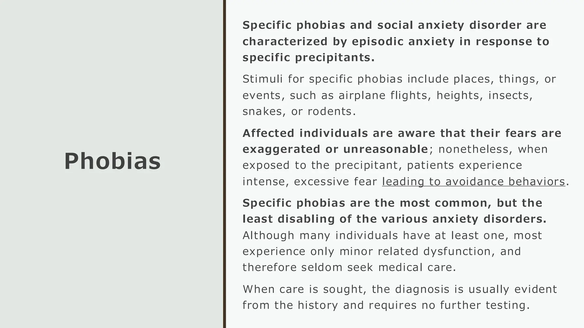 Anxiety Disorders Lecture 1. Neurology and | PDF
