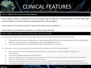 CLINICAL FEATURES
 