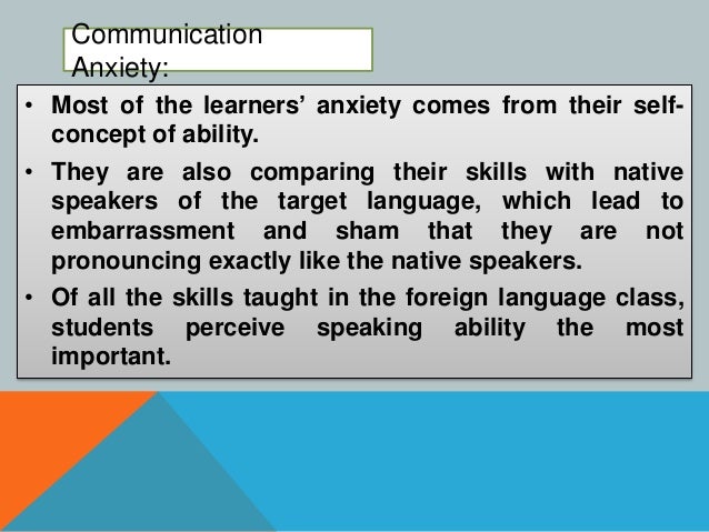 FOREIGN LANGUAGE ANXIETY PDF FOREIGN LANGUAGE ANXIETY PDF