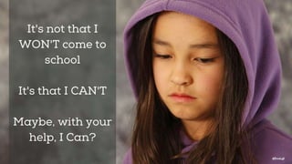 Anxious about school - understanding and supporting