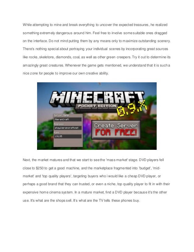 Any The Best How To Make A Minecraft Pe Server