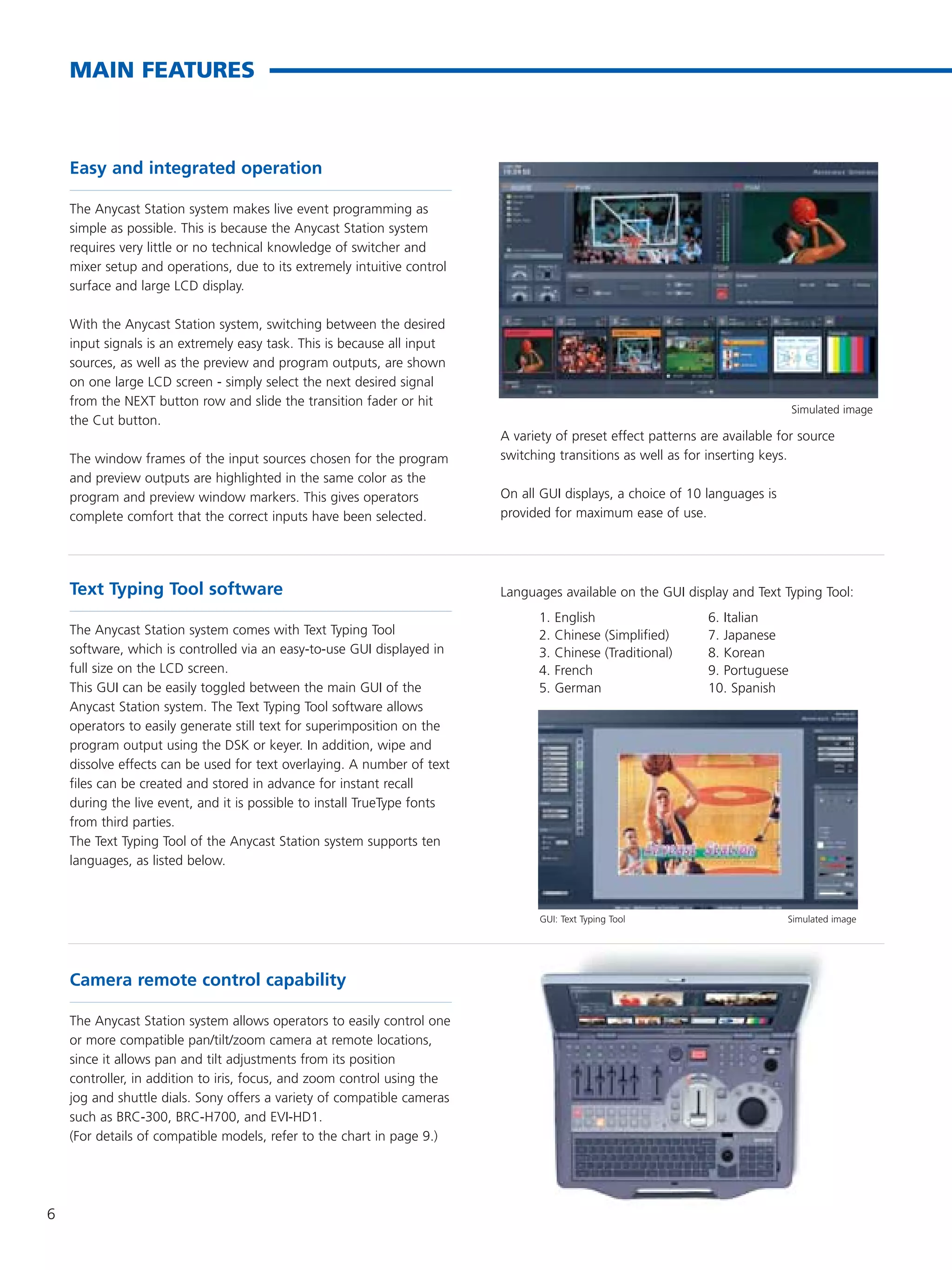 Sony Anycast AWS-G500E | PDF