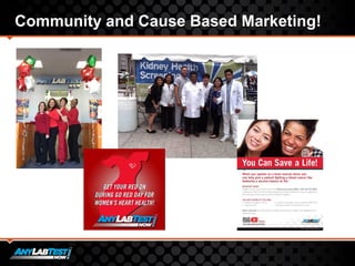 Community and Cause Based Marketing!
 