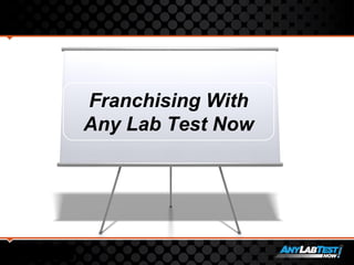 Franchising With
Any Lab Test Now
 