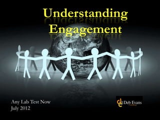 Understanding
             Engagement




Any Lab Test Now
July 2012
 