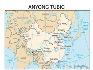 ANYONG TUBIG
 