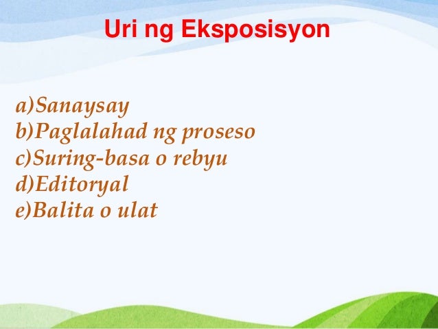 sanaysay na paglalahad Maliwanag na ang sanaysay ay paglalahad na may layuning mamagtimbang-timbang ng isyu, palagay, saloobin, o paniniwala dalawang uri ng sanaysay pormal. sanaysay na paglalahad Maliwanag na ang sanaysay ay paglalahad na may layuning mamagtimbang-timbang ng isyu, palagay, saloobin, o paniniwala dalawang uri ng sanaysay pormal.