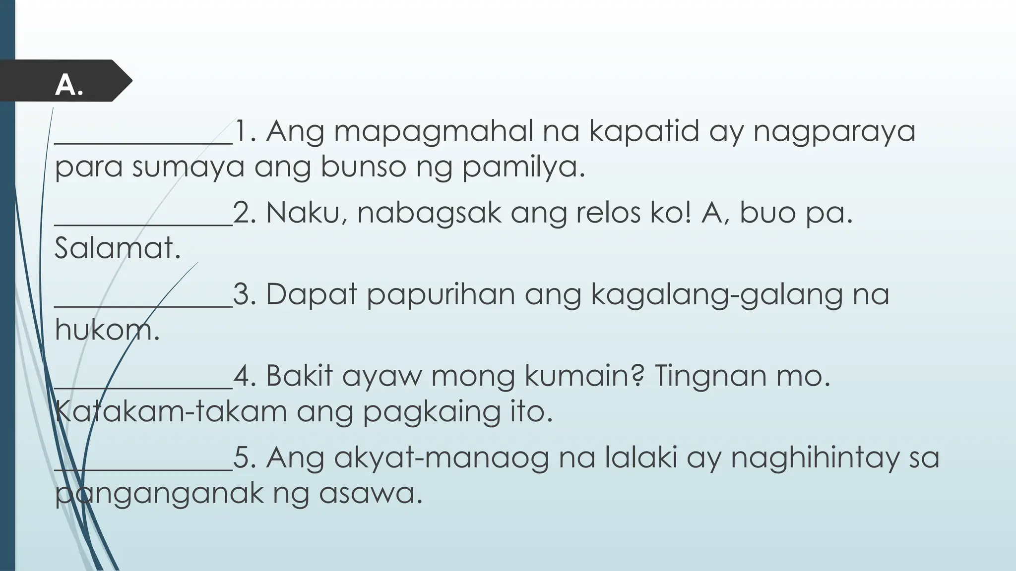 Filipino 6 - Anyo ng Pang-uri - Kayarian.pptx