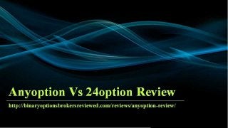 Anyoption Vs 24option review