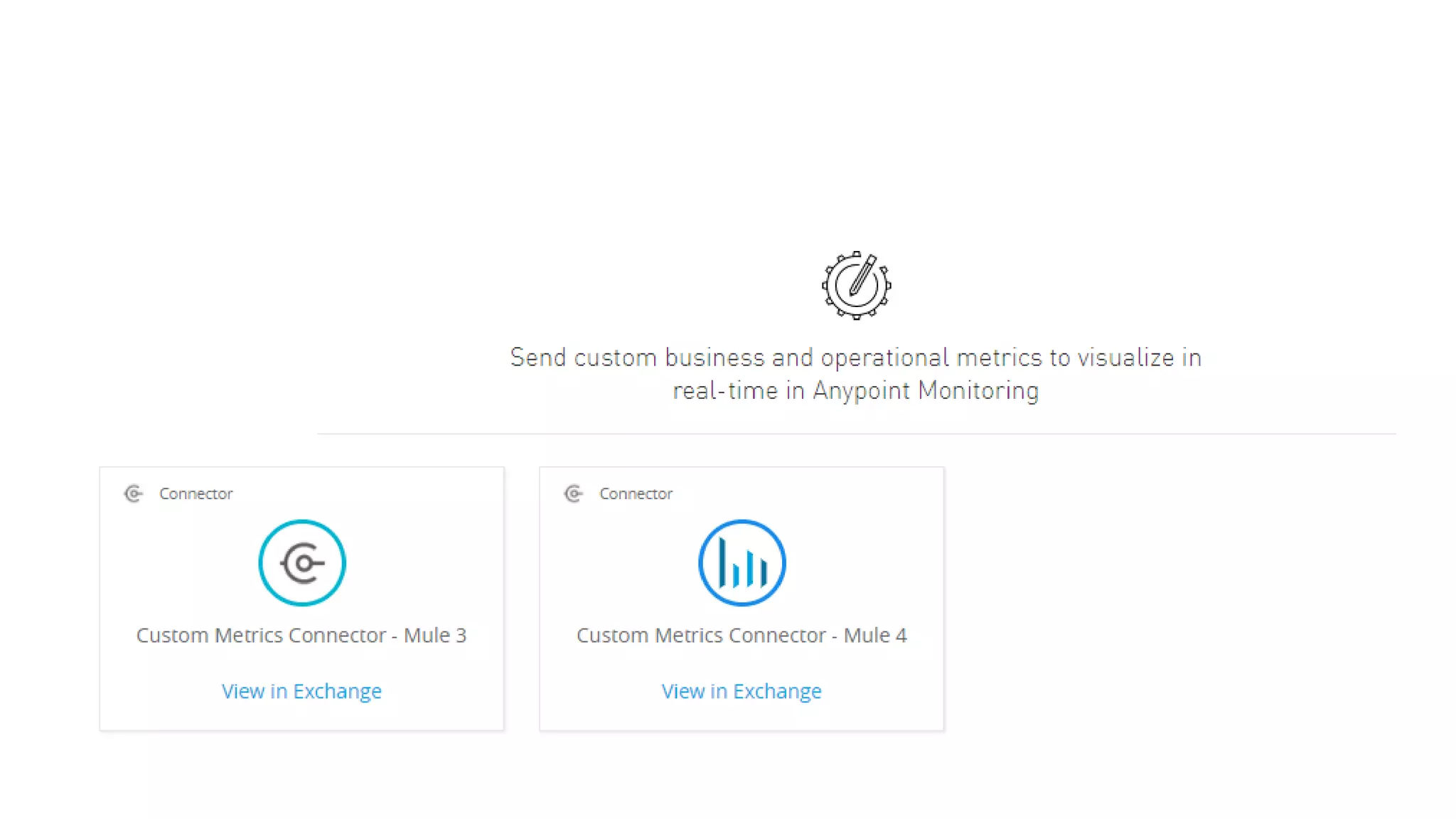 Custom metrics – Titanium*
 