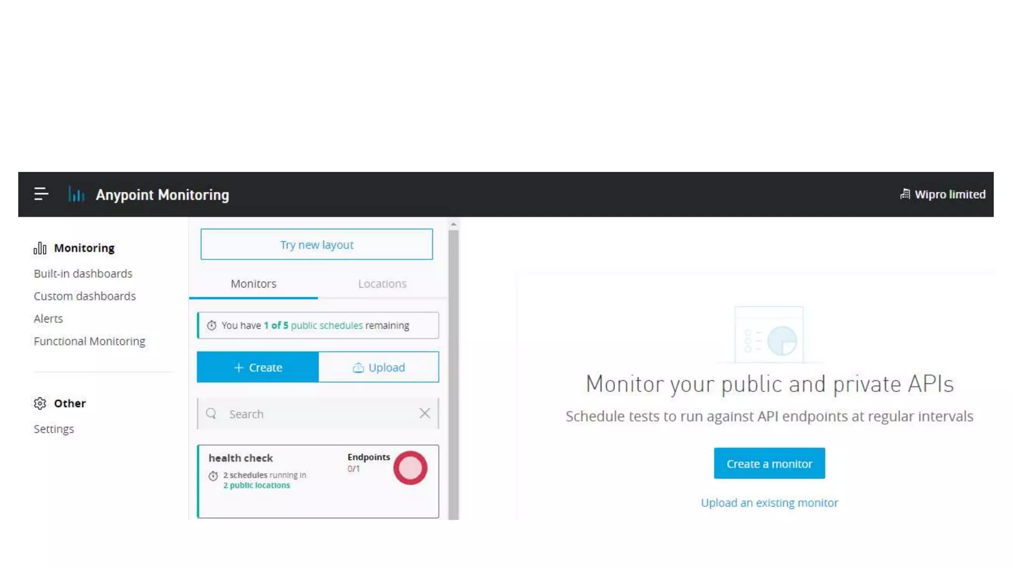 Functional Monitoring
 