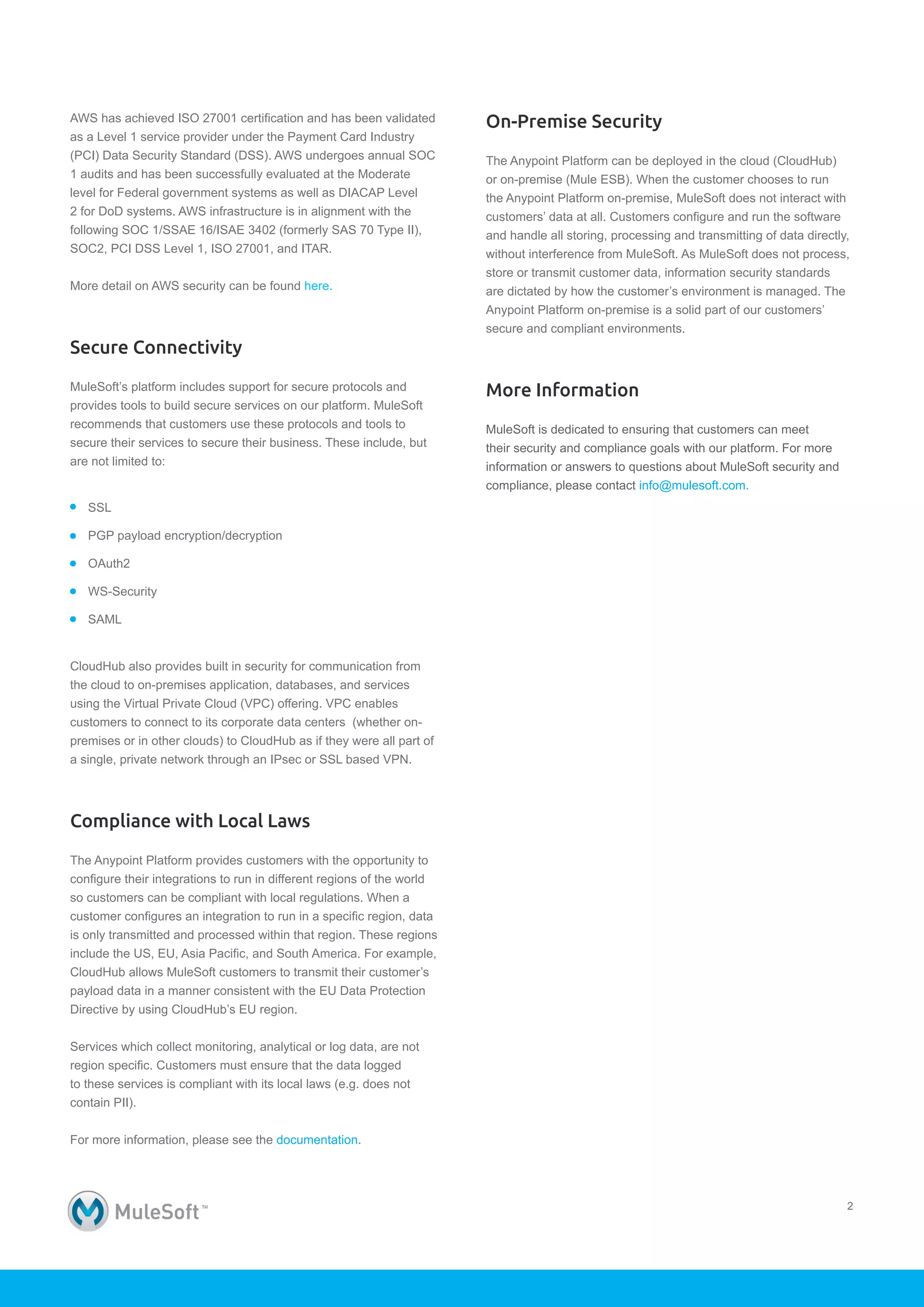 Anypoint platform cloud | PDF