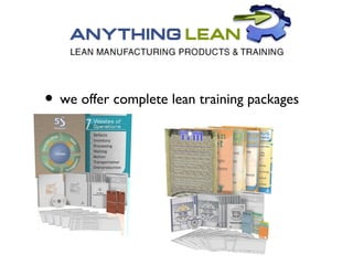we offer complete lean training packages