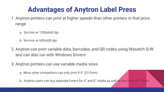 Anytron Label Printing and Laser Die-cutting