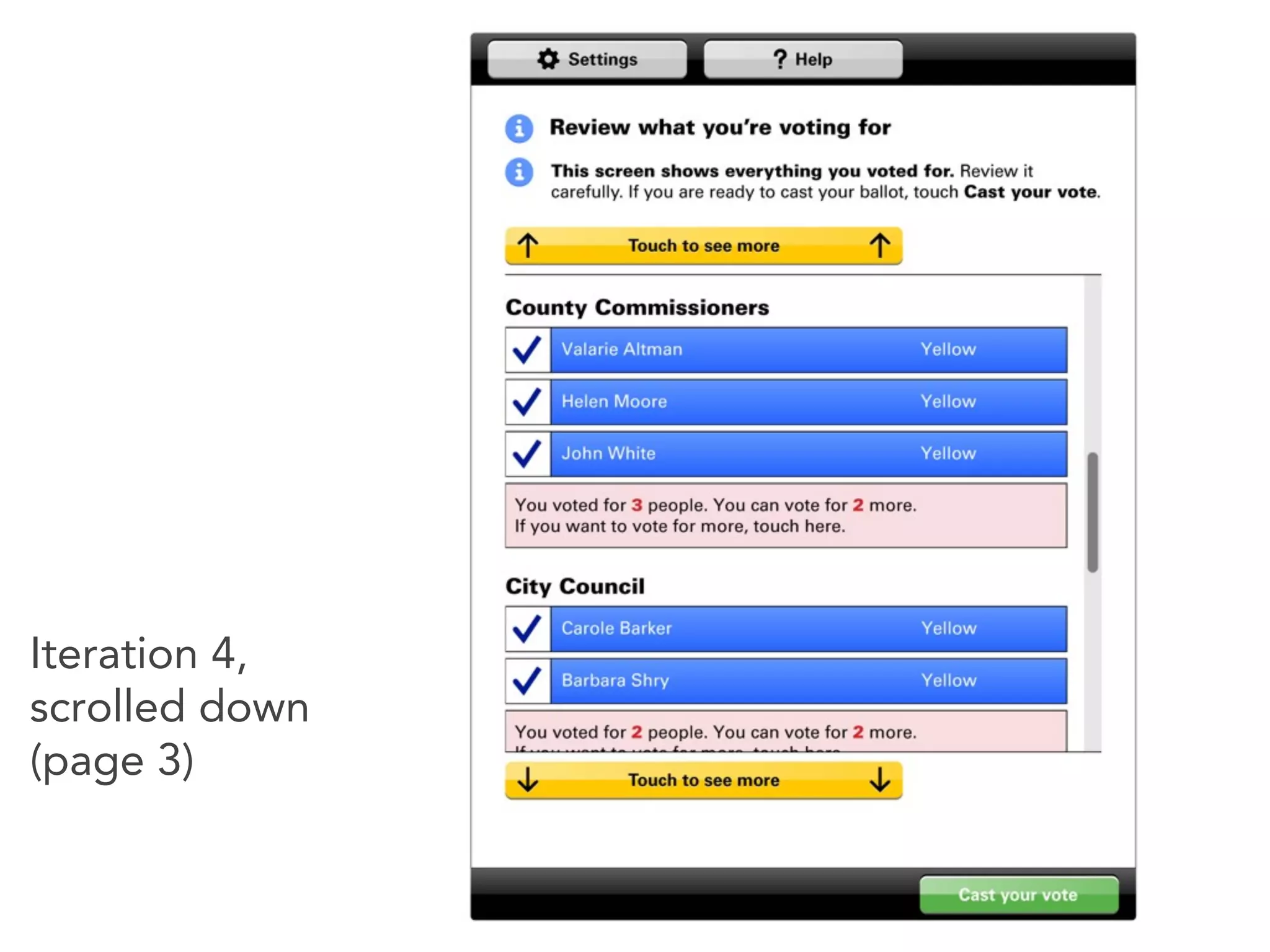 Iteration 4,
scrolled down
(page 3)
 
