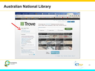 Australian National Library 
39 
 