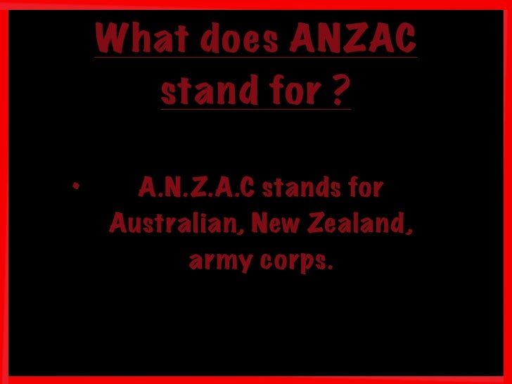 Anzac