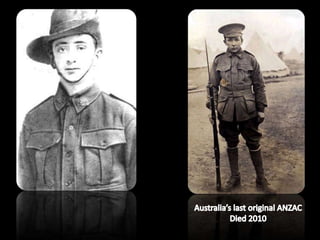 Australia’s last original ANZACDied 2010