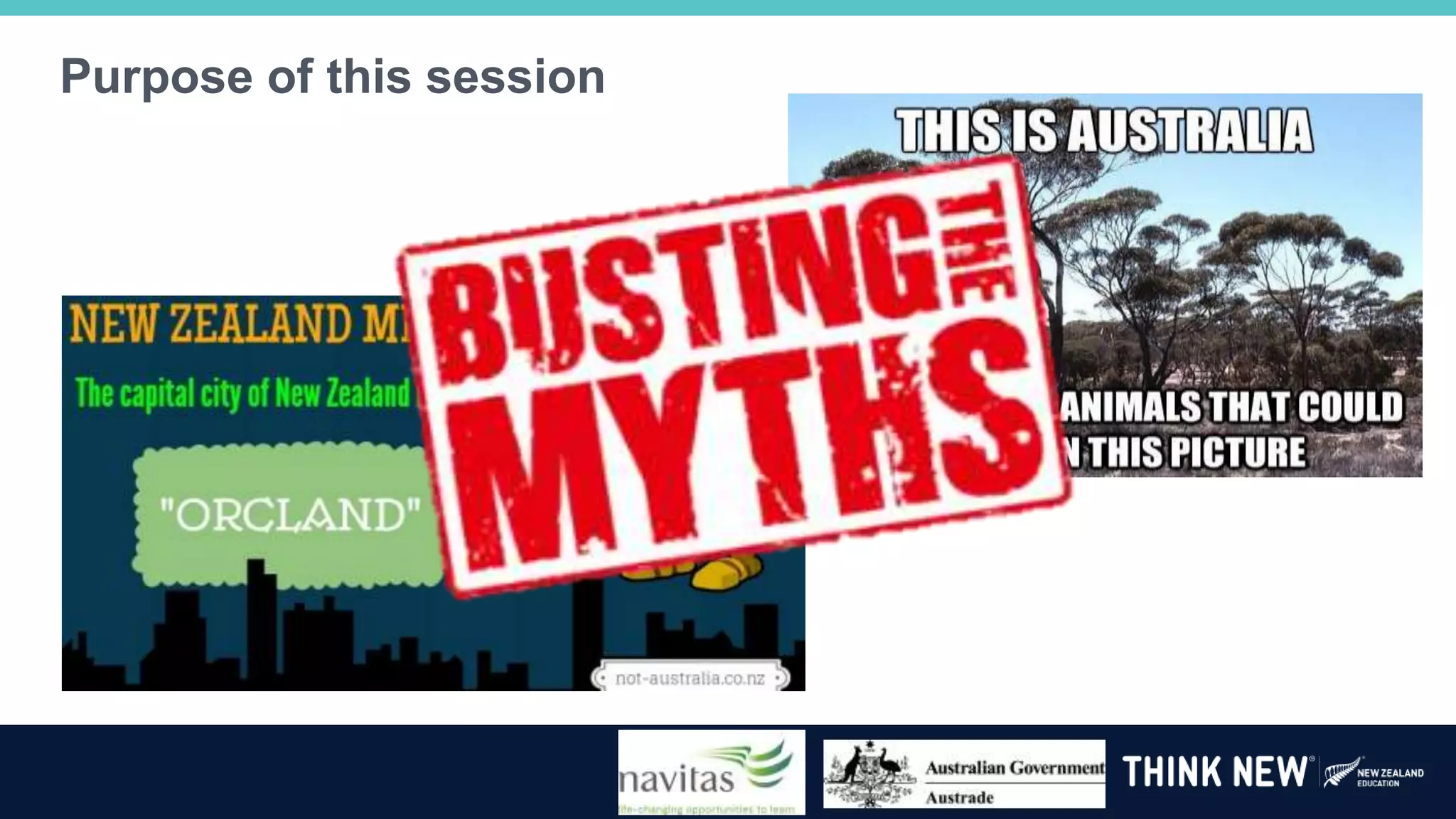 Purpose of this session
 